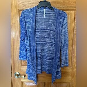 NY Collection Blue Women's Cardigan